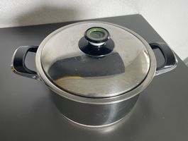 AMC‑Pfanne 24 cm mit Deckel – gebraucht, voll funktionsfähig